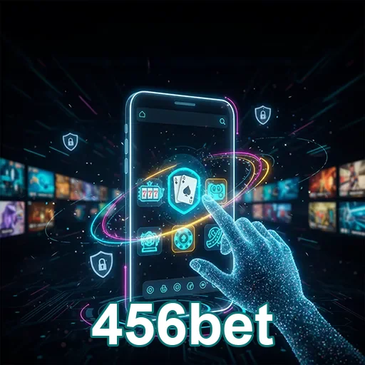 Imagem promocional do 456bet mostrando a interface do app 456bet-App06 para apostas esportivas.