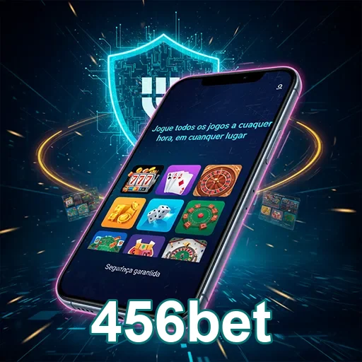 Imagem promocional do app 456bet, destaque para o site 456bet com foco em apostas e jogos online